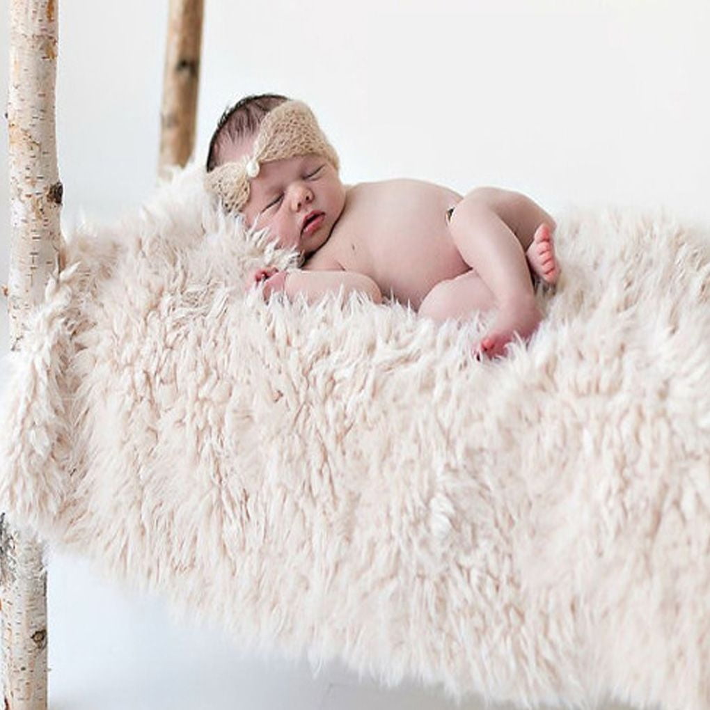 Fashion Newborn Soft Photography Photo Props Blanket Baby Photoshoot Accessories 
