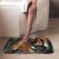 thumbnail image 4 of 1pc Tigers face Absorbent Non-Slip Bathroom Thickened Flannel Rug Decor,Soft,Quick Drying,Suitable For Indoor/outdoor Use,Bathrooms,Bedrooms,Kitchens,Terrace,Laundry Rooms,16"x24", 4 of 9