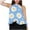Multicolor 02, variant on Going Out Tops for Women Halter Neck Floral Print Ruffled Hem Sleeveless Camisole, Summer Cropped Peplum Tank Top, Casual Boho Flowy High‑Neck Blouse Going Out Tops