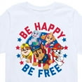 thumbnail image 3 of Paw Patrol - Americana - Be Happy, Be Free - Toddler & Youth Short Sleeve Graphic T-Shirt, 3 of 6