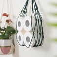 thumbnail image 3 of Walbest Hanging Storage Bag Cotton Line Hand-knitted Rope Bag, Hollow Space-Saving Rope Bag for Toilet Paper Book, Wall Hangings Decor, Length: 42.13", 3 of 7