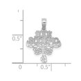 thumbnail image 3 of Pendentif Astrologie Zodiaque en Or Blanc 14K 100 % SCORPIO avec Chaîne, 3 of 4