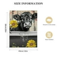 thumbnail image 2 of Creowell Black And White Cow Bathroom Canvas Wall Art Cute Cow With Sunflower In Bathtube Painting Farmhouse Artworks Home Decor For Bathroom Bedroom Ready To Hang  16x20 in, 2 of 5