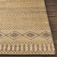 thumbnail image 2 of Hauteloom Nasugbu Jute Living Room, Bedroom Area Rug - Bohemian, Transitional - Tan, Black - 2' x 3', 2 of 8
