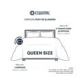 thumbnail image 4 of Set Edredón Puff Acolchado de Lujo con Fundas de Almohada, Algodón Esquimal (Gris, Queen Size), 4 of 7