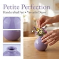 thumbnail image 2 of Unique Bargains Small Ceramic Bud Tiny Matte Decorative Vase Purple 2.6"L x 2.6"W x 2.8"H, 2 of 7
