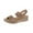 Khaki, variant on Kukoosong Comfy Women Sandals Summer Women Thick Bottom Slope Wedge Heel Shoes Beach Roman Casual Slippers Sandals Wedge Sandals Black 41
