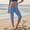 0_ Blue, variant on Womens Jogger Capri Pants, High Waist Straight Leg Construction, Soft Terry Material with Comfort Fit for Sporty Casual Outing Black M