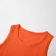 thumbnail image 3 of Cethrio Boys Cotton Outfit Sets, Sleeveless Casual 2 Piece Sports Tops and Shorts Set Orange Size 2-3 T, 3 of 7