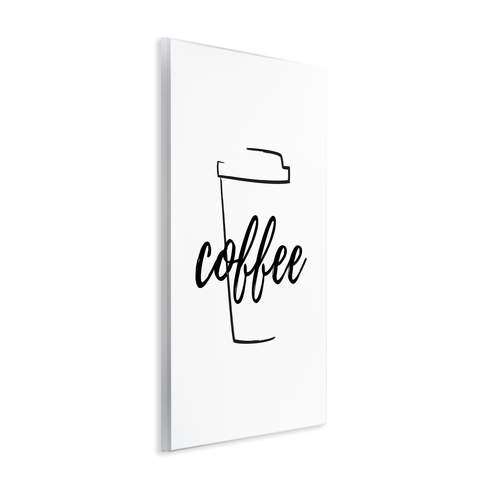 Stupell Industries Minimal Coffee Cup Food & Beverage Painting Unframed Art Print Wall Art, 10 x 15