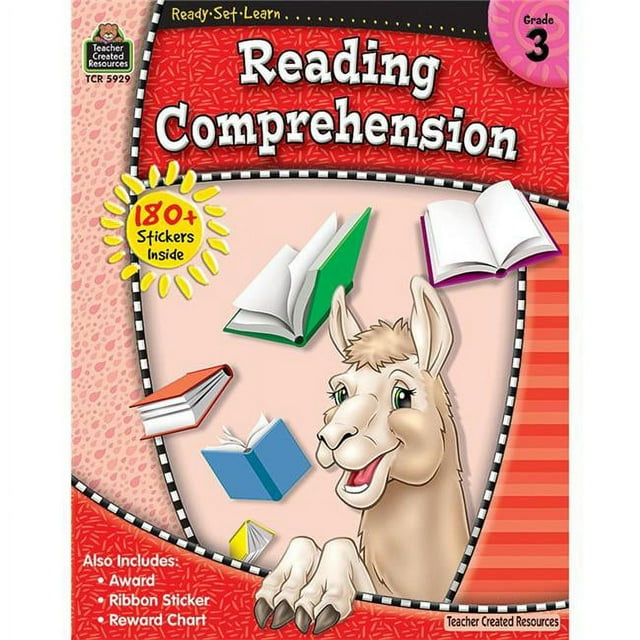 Teacher Created Resources TCR5929BN 6 Chaque Compréhension de la Lecture Prêt-Set-Apprendre - Grade 3