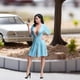 thumbnail image 1 of Figura femenina a escala 1:24, mini muñeca, pose escena, accesorios película, miniatura , modelo pintado a mano, decoración para casa, 1 of 8