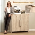 thumbnail image 4 of HOMCOM Sideboard Cabinet, 31.5" Modern Buffet Cabinet with Soft-Close Door, 4 of 10
