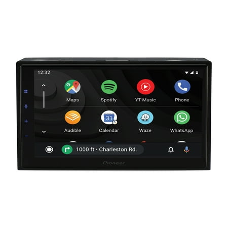 Pioneer - 6.8" Android Auto™ and Apple CarPlay® Bluetooth® Digital Media (DM) Receiver - Black