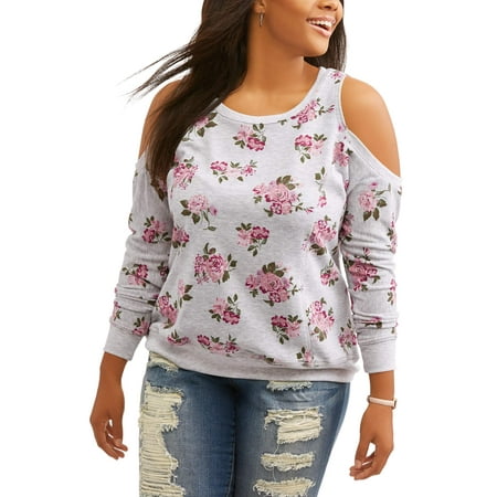 No Comment Junior Plus Cold Shoulder Pri