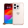 thumbnail image 2 of For Apple iPhone 15 (6.1") Hybrid Transparent 3in1 Corner Tough Durable Detachable Shockproof Frame Hard PC + TPU Slim Phone Case Cover by Xpression - Rose Gold, 2 of 8