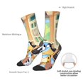 thumbnail image 5 of Saiise Bluey Funny Socks Men Women Adults Novelty Graphic Crew Tube Socks Crazy Design Casual Dress Socks for Sports,Running,Travel, 5 of 7