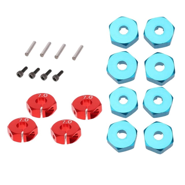 1:10 RC Modelo de Vehículo 5 / 7mm Buje Hexagonal de Rueda 12mm Piezas de Actualización para CC01 Hugo Rueda de tracción hexagonal