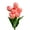 Pink, variant on Set of 6 Real Touch Artificial Tulip Stems, 20 inches Tall