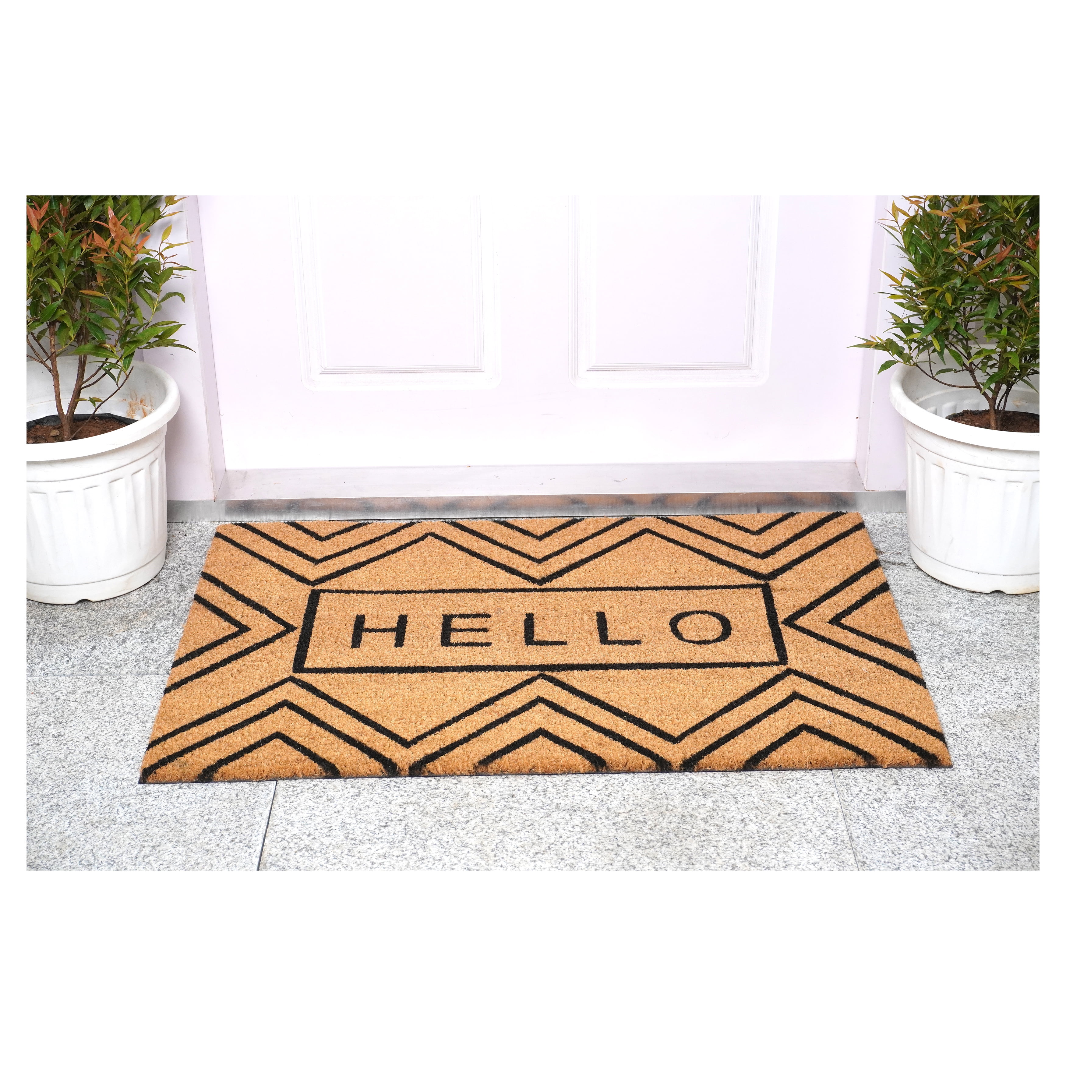 Calloway Mills Chevron Hello Doormat