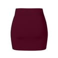 thumbnail image 6 of RMGVDSD Work Skirts For Women Fashion Versatile Women's Basic High Waisted Pencil Bodycon Short Skirt Casual Mini Skirt Vintage Ballet Bubble Dance Skirts, 6 of 7