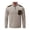 White, variant on Men's new padded men'sHalf-zipper turtleneck sweater men's middle-aged and elderly knitwear Olive Green