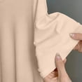 thumbnail image 5 of Lutiedan Nightgowns for Women Short Sleeve Crew Neck Short Nightshirt Summer Soft Cooling Pajamas Dress Casual Sleepwear, 5 of 7