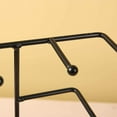thumbnail image 1 of Baohd Jewelry Organizer Stand Tray Display Rack for Rings Black PU Leather Pad, 1 of 9