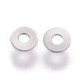 thumbnail image 2 of 10g Tarnish Resistant 316 Surgical Stainless Steel Beads Donut/Pi Disc 3x0.2mm Hole: 1mm 1000pcs/10g, 2 of 2