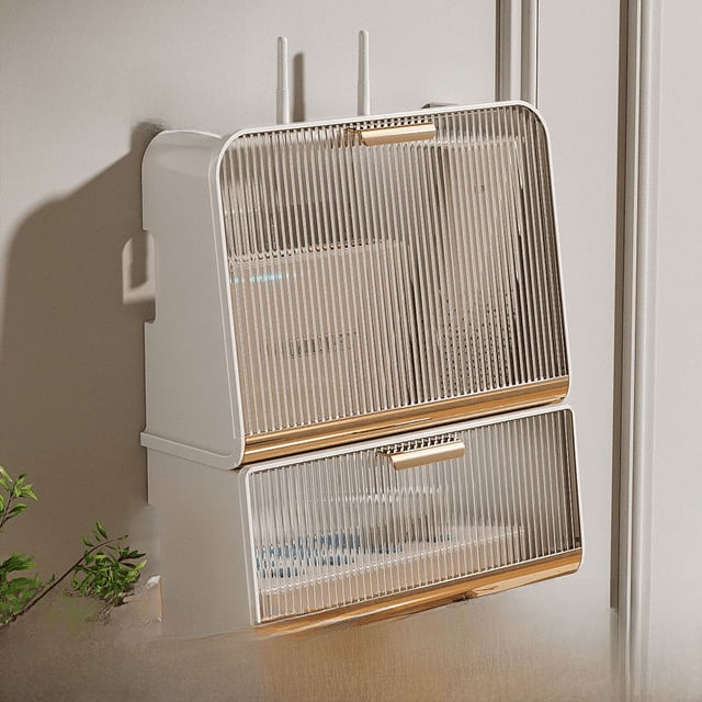 Caja de almacenamiento de enrutador wifi, caja de almacenamiento de cables, tablero de enchufe de alimentación, caja de cables, caja de almacenamiento de toma de corriente