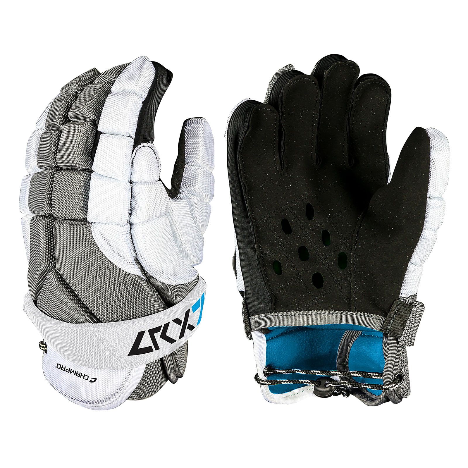 XXS-L Adjustable Straps Grey Champro Lacrosse LRX7 Junior Arm / Elbow Pads 