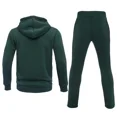 thumbnail image 2 of Men's Hooded Tracksuit 59 Piece Casual Full Zip Jogging Sweatsuit Sets(Dark green,2XL), 2 of 5