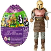 Mega Construx Breakout Beasts Goldengrowl+ The Black Series The Armorer Toy 6-Inch Scale The Mandalorian Collectible Action Figure, Pack of 2