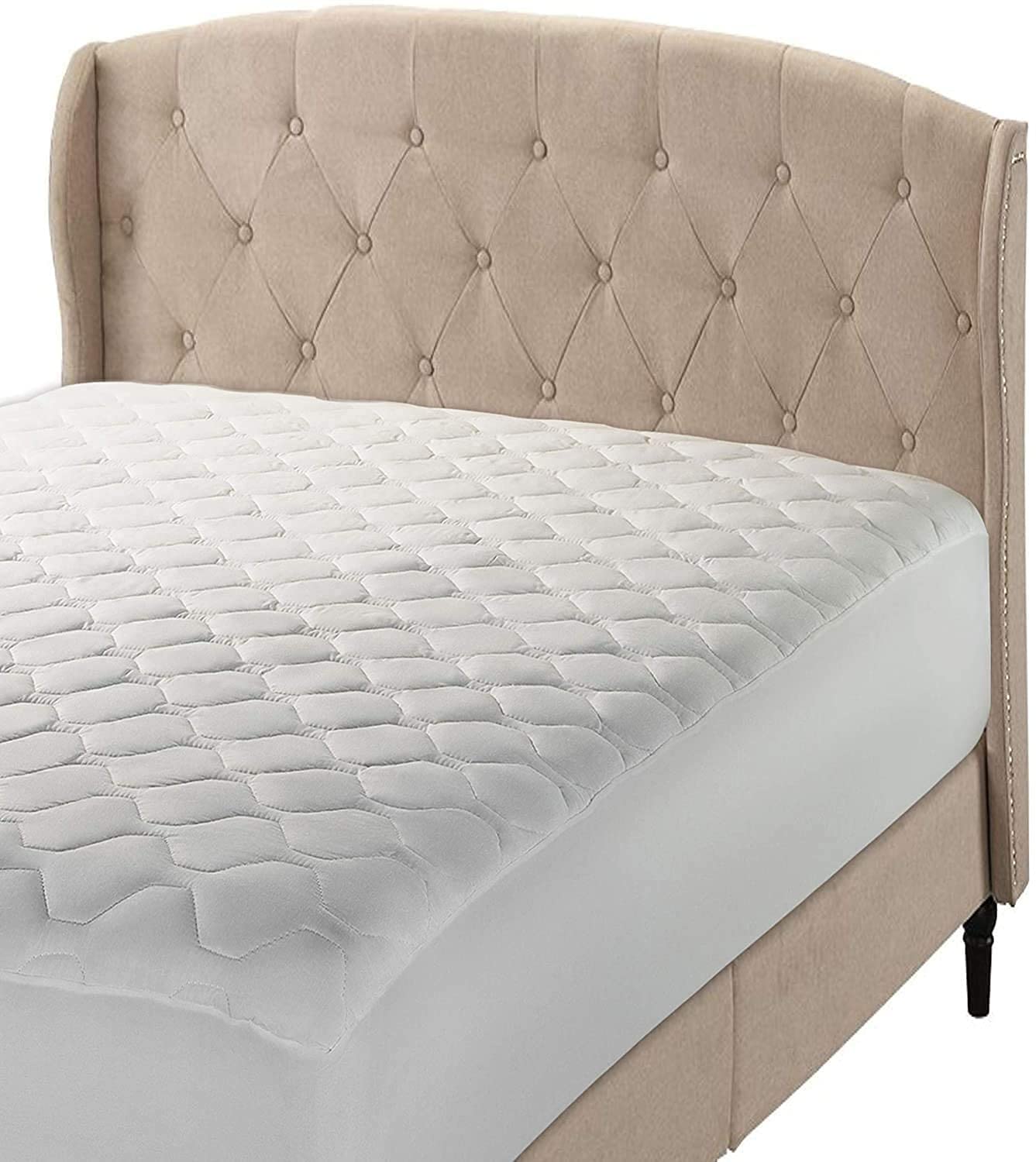 The Grand RV King Mattress Pad Fitted, Deep Pockets, Hypoallergenic