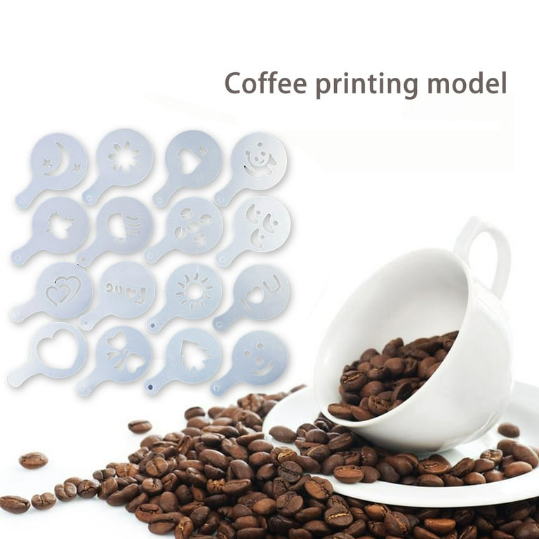 Cappuccino Mold Fancy Coffee Printing Model Foam Spray Cake