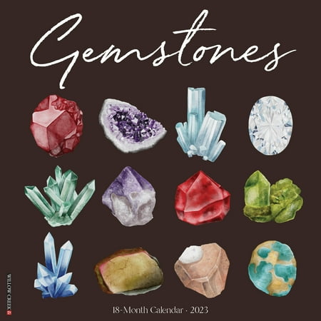 UPC: 0709786076321 | Gemstones 2023 Wall Calendar