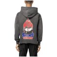 thumbnail image 4 of Suéter de algodón polar informal estilo hip hop holgado estilo rock de calle con grafiti de doble cara lavado estilo vintage, moda japonesa de gran tamaño, 4 of 5