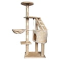 thumbnail image 1 of Mueble Rascador para Gato POLI PETS Bambino Multifuncional con Felpa Suave, 1 of 7