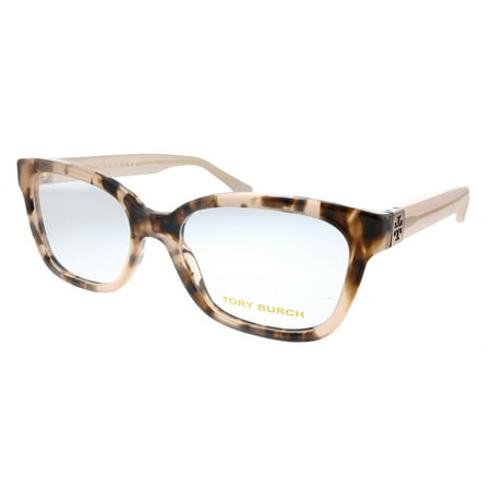 Tory Burch TY 2084 Plastic Womens Square Eyeglasses Blush Tortoise 52mm Adult