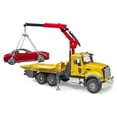 thumbnail image 2 of Bruder 02829 MACK Granite Tow-Truck w/ Bruder Roadster, 2 of 7