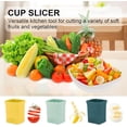 thumbnail image 2 of Strawberry Slicer Cup：Fruit Cup Slicer for Strawberry, Egg, Banana, Mushroom, Cucumber, Kiwi and Veggie Salad Speed Cutter the Kitchen Gadget Tool, 2 of 10