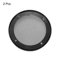 thumbnail image 3 of Unique Bargains 2pcs 6.5' Grill Mesh Decorative Circle Woofer Guard Protector Cover Parts Black, 3 of 5