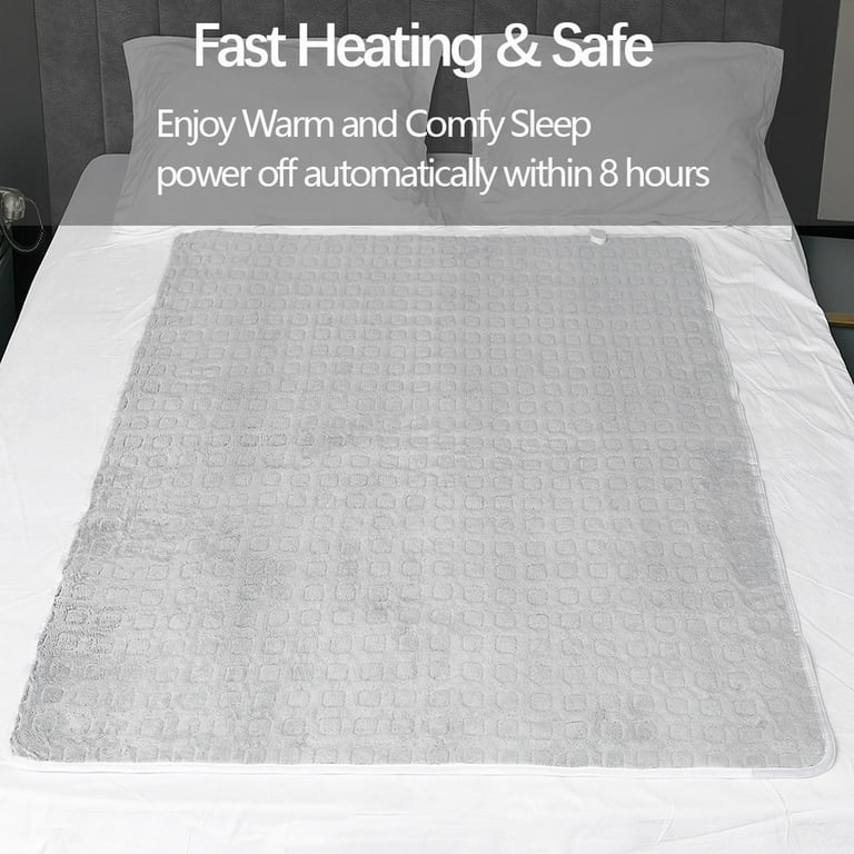 Yirtree Electric Blanket 3-speed Temperature Thermostat Lock Machine  Washable Heated Bed Blanket Thermal Pad Sleeping Quilt for Living Room -  Walmart.com