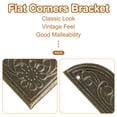 thumbnail image 4 of Uxcell 30 Pcs Protège-Angle Vintage 2"x2"x0.4" pour Table Boîte, Bronze, 4 of 5