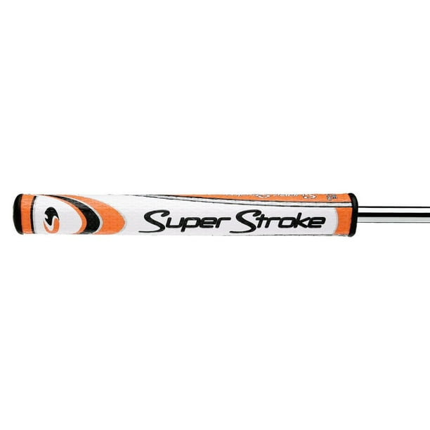 Super Stroke Legacy Mid Slim 2.0 Putter Grip (Orange/White, .580 core