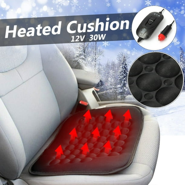 Heated Car Seat Pad, 12V 30W Car Front Seat Heated Cushion Hot Cover