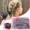 thumbnail image 6 of 100pc Colorful Elastic Hair Ties Seamless Hair Band Ropes Soft Small Ponytail Holders Fashion Small Hair Ties for Thin Hair Swirly Hair Ties Pack Stretchy Hair Ties Small Hair Binders Hair Bow Ties, 6 of 8