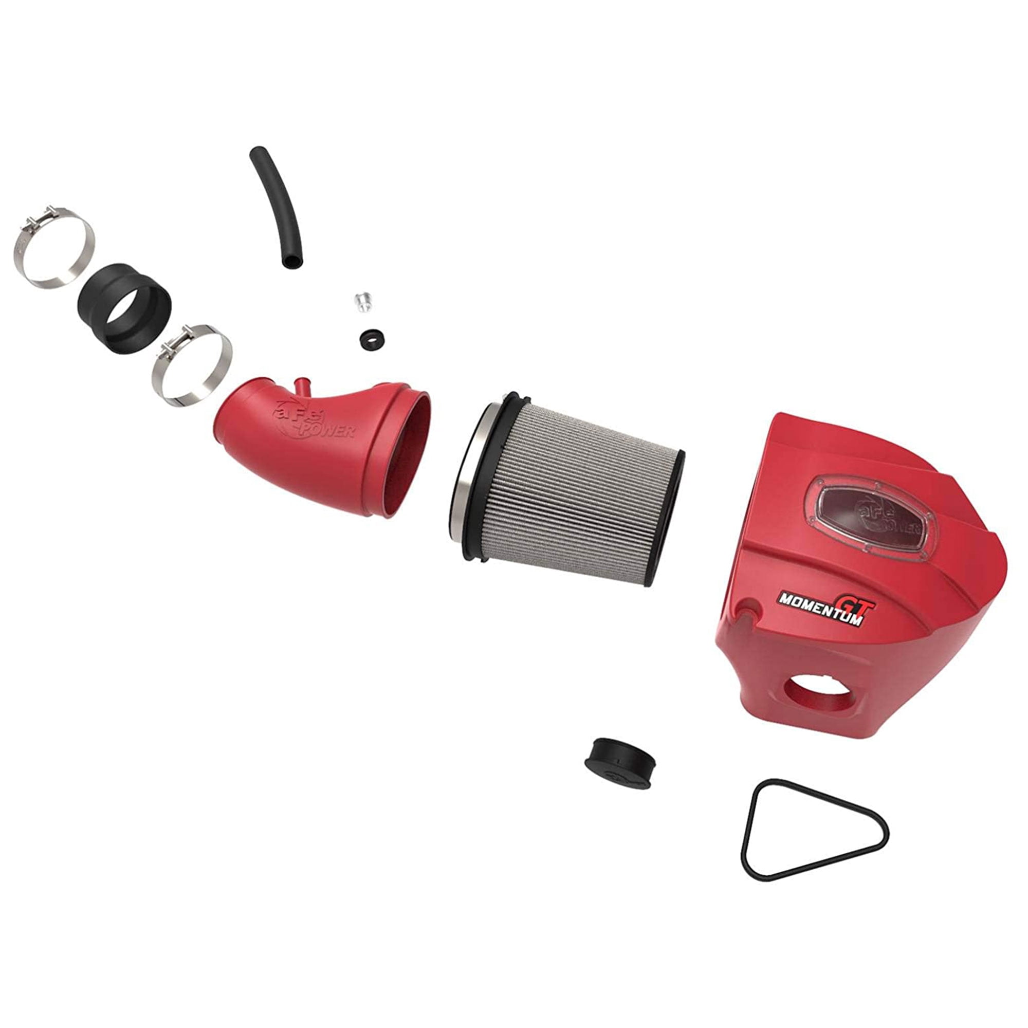 Momentum GT Cold Air Intake System Red w/Pro DRY S Filter