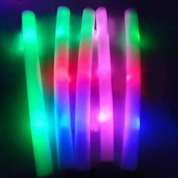 Light Up Foam Sticks Party Favors Glow Sticks for Clubs Halloween Christmas  15Pcs 