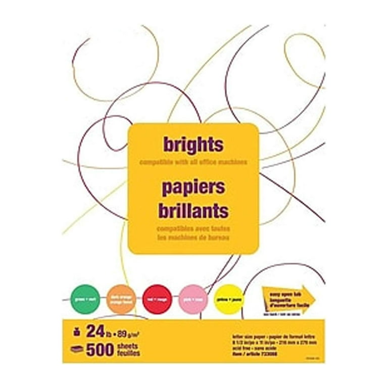 Myofficeinnovations Brights 24 lb. Colored Paper Assorted Colors 733088